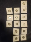 14 Mercury Dimes Silver 10C 1918-1941 Lot Collection Circulated