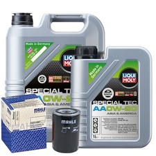 Motoröl 0W20 LIQUI MOLY Special Tec Aa 6L+MAHLE Ölfilter