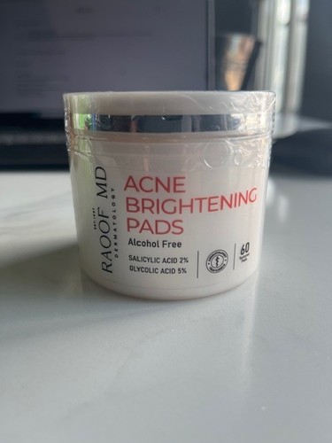 RAOOF MD Acne Brightening Detox Pads Complexion Perfecting-60 ct. Alcohol Free - Picture 2 of 8