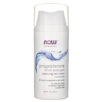 Now Solutions Progesteron aus Wild Yam Creme - 85 g