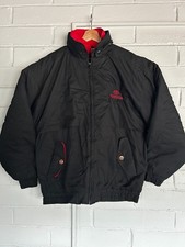 Vintage 90s Toyota Norman Todd Puffer Jacket - Black/Red (Men's Size L)