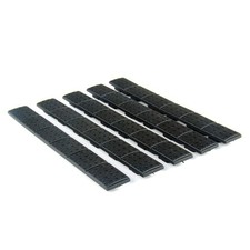 5 PCS TAN KeyMod  M-LOK 4.76" Heat Resistant Protective Rail Covers