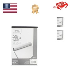 3-Pack Mead Writing Tablets, Durable 6x9 Inch, 100 Sheets for Home  Office