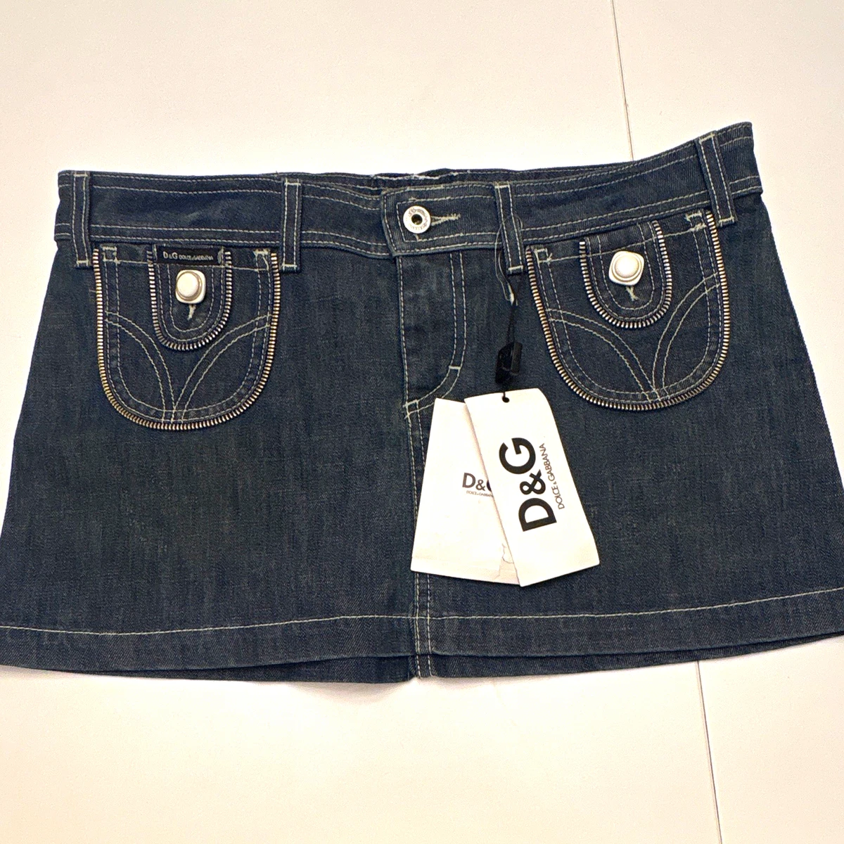 25+ Dolce&Gabbana Women's Denim Solid Skirts for Women for sale