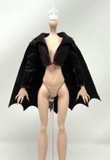 Monster High Universal Dracula Fashion Doll Outfit Black Cropped Jacket Cape G1