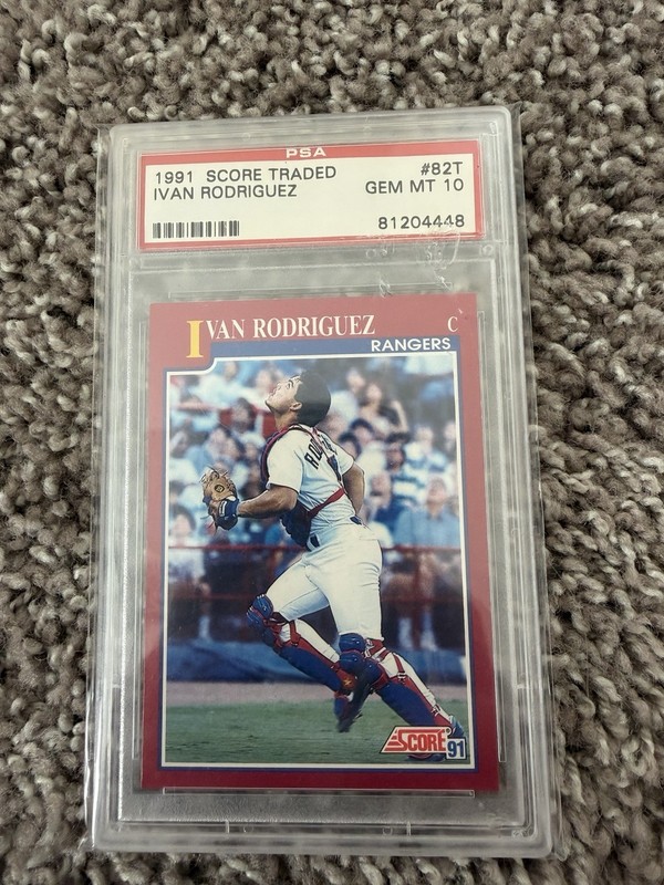 1991 Score Rookie & Traded - Ivan Rodriguez #82T (RC)