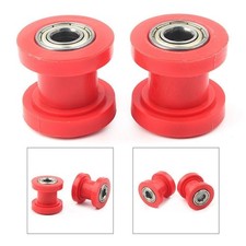2x 10mm Chain Roller Slider Tensioner Wheel Guide Pit Dirt Mini Bike Moto ATV