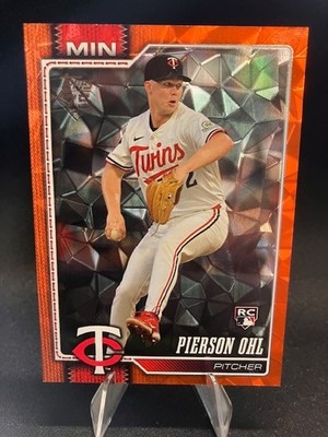 2026 Topps Series 1 Pierson Ohl Orange Diamonte /25 Minnesota Twins