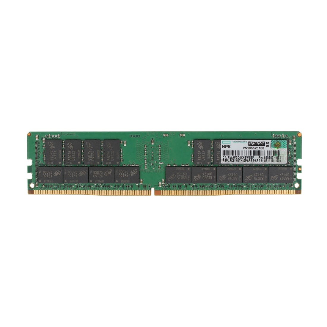 Hp 854596-B21 32GB 2Rx4 PC4-19200T-R DDR4-2400Mhz RAM - 1yr Wty