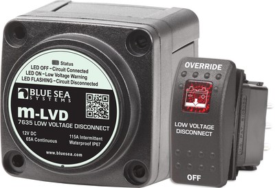 Blue Sea - 7635-BSS Solenoid M 65A 12V LVD (1EA)