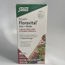 Floradix Floravital Iron & Herbs Liquid Iron ...