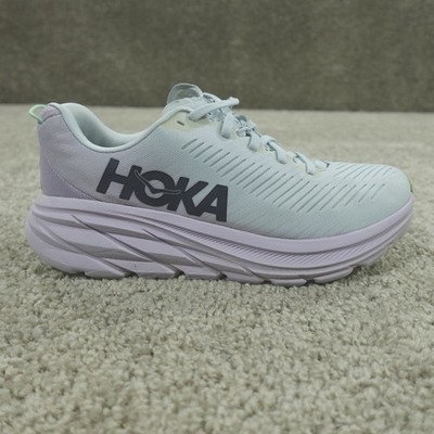 Hoka One One Rincon 3 1119396 PAOH Gray Purple Running Shoes Women's Size 8 B