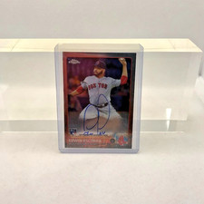 2015 Topps Chrome MLB Red Sox Rookie Autographs Edwin Escobar AR-EE Card JC. rookie card picture