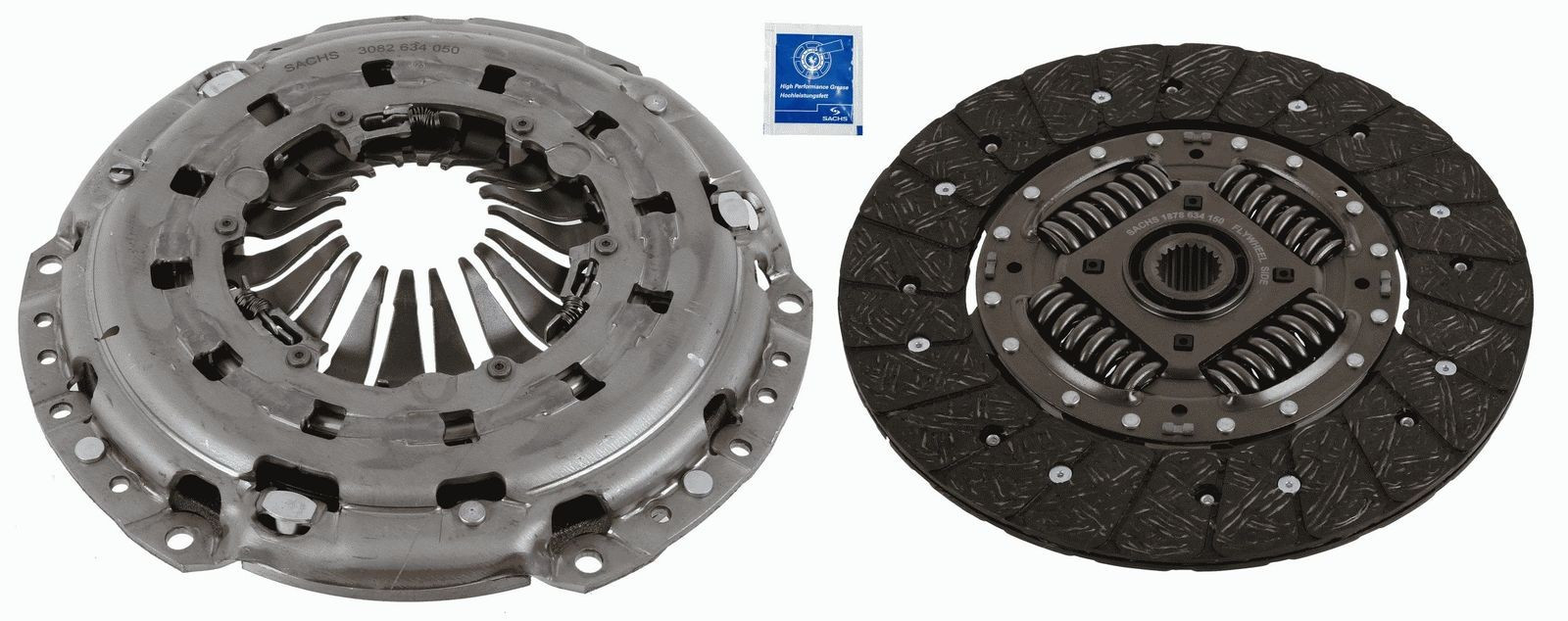 For Fiat Ducato Multijet 2.3D 4x4 6-Speed Manual 2006 onwards SACHS Clutch Kit