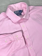 Polo Ralph Lauren Men s Dress Shirt Pink Regent Classic Fit 17 32/33 Cotton
