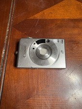 Canon IXY 320 APS Film Camera - Silver Compact Point  Shoot - Untested / As-Is