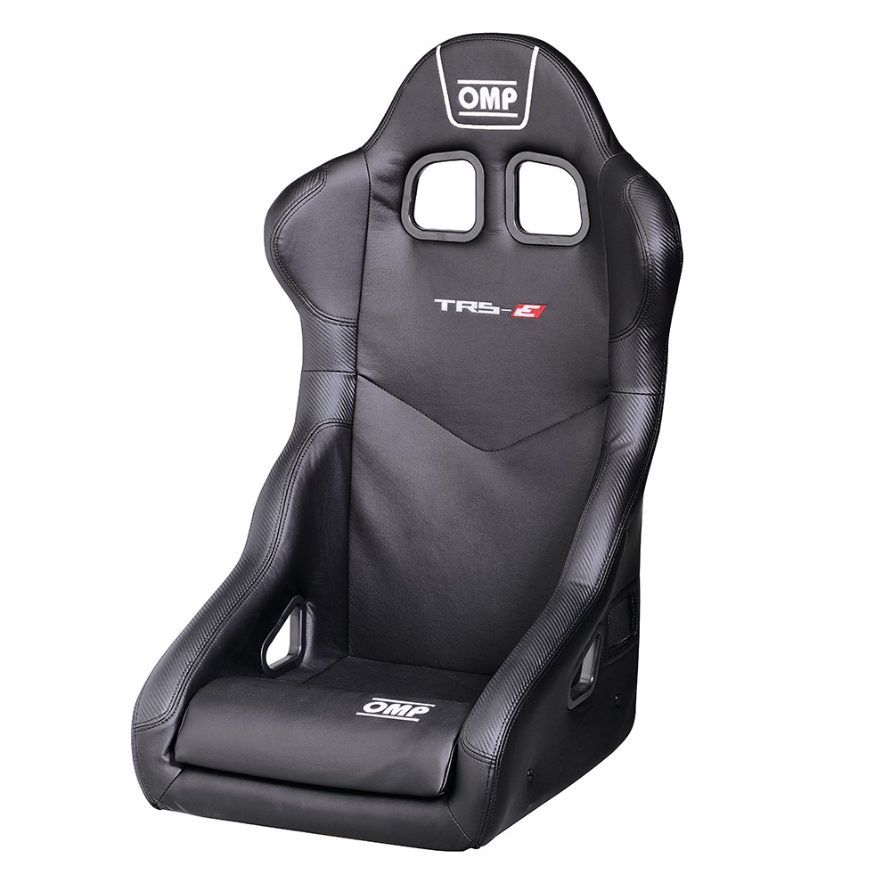 OMP TRS-E SKY Racing Seat Black Vinyl Fabric FIA Approved Race Rally Track Road