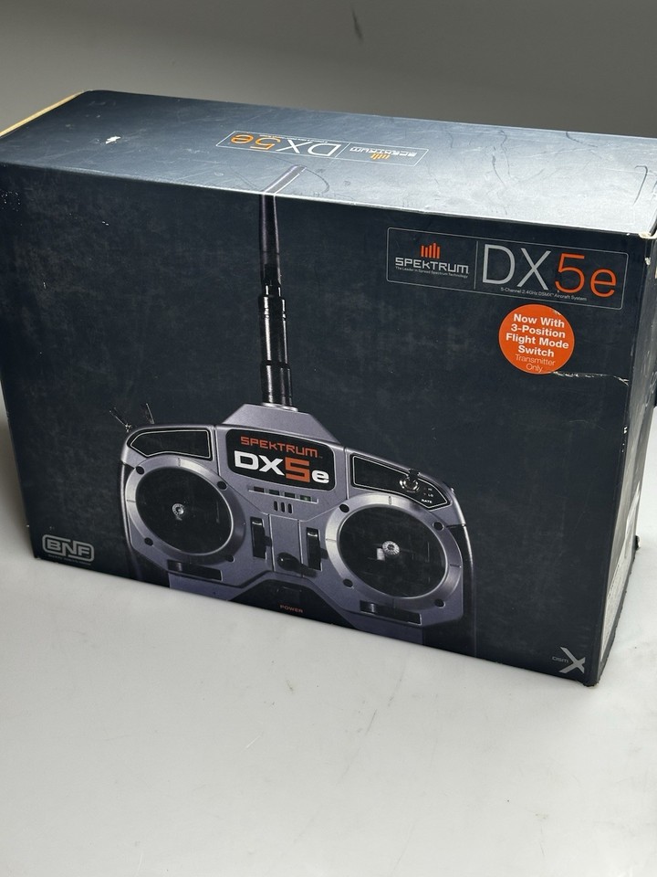 Spektrum DX5e 2.4GHz DSM 5-Channel RC AIRPLANE RADIO CONTROLLER Great ...