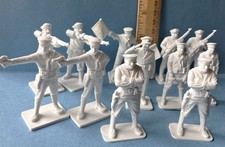 12 Original 3-D print US Navy in China 65mm hard plastic toy soldier figures