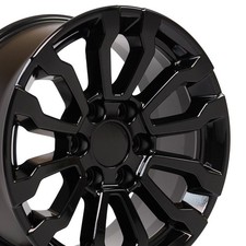 One 18 Inch Black Alloy Wheel For 2026 Nissan Armada 6x139.7 18x8.5 Fmrv