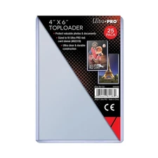 Ultra Pro Card Sleeves Special Size Toploader - Regular (4" x 6") (25) New