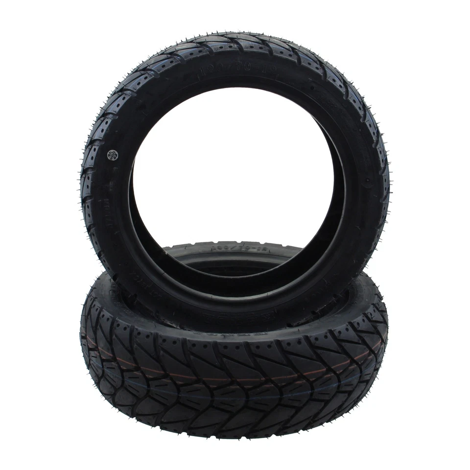 Allwetter Reifen Set Kenda K415 M+S 120/70-12 58P vorn + 130/70-12 62P hinten - Bild 4 von 4