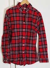 Goodfellow  Co. Red Slim Plaid Button-Down Mens Size Medium Casual Dress