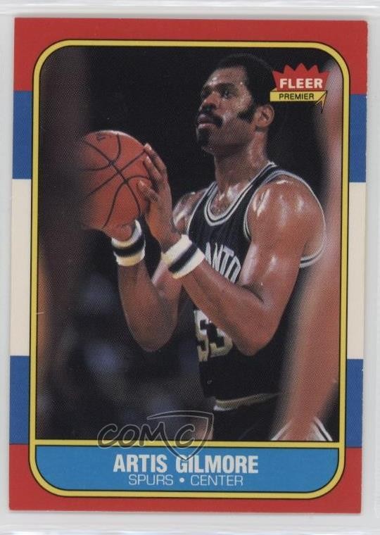 1986-87 Fleer Artis Gilmore #37 HOF 0d22