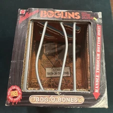 VTG Halloween Edition Boglins “Bog-O-Bones” Original Box 1988 Mattel -NO puppet