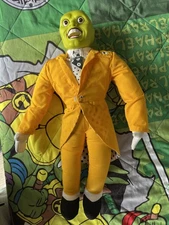 The Mask Jim Carrey Pop out Eyes and Tongue 16'' Figure 1994 Hasbro NO HAT