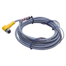 Turck WKC 6T-8 Single-Ended Cordset M12 Right-Angle 6-Pin Female, 10ft Length