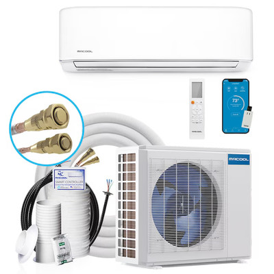 MRCOOL DIY-12-HP-WM-115D25-O 12K Mini Split Heat Pump 115V 23.5 SEER2
