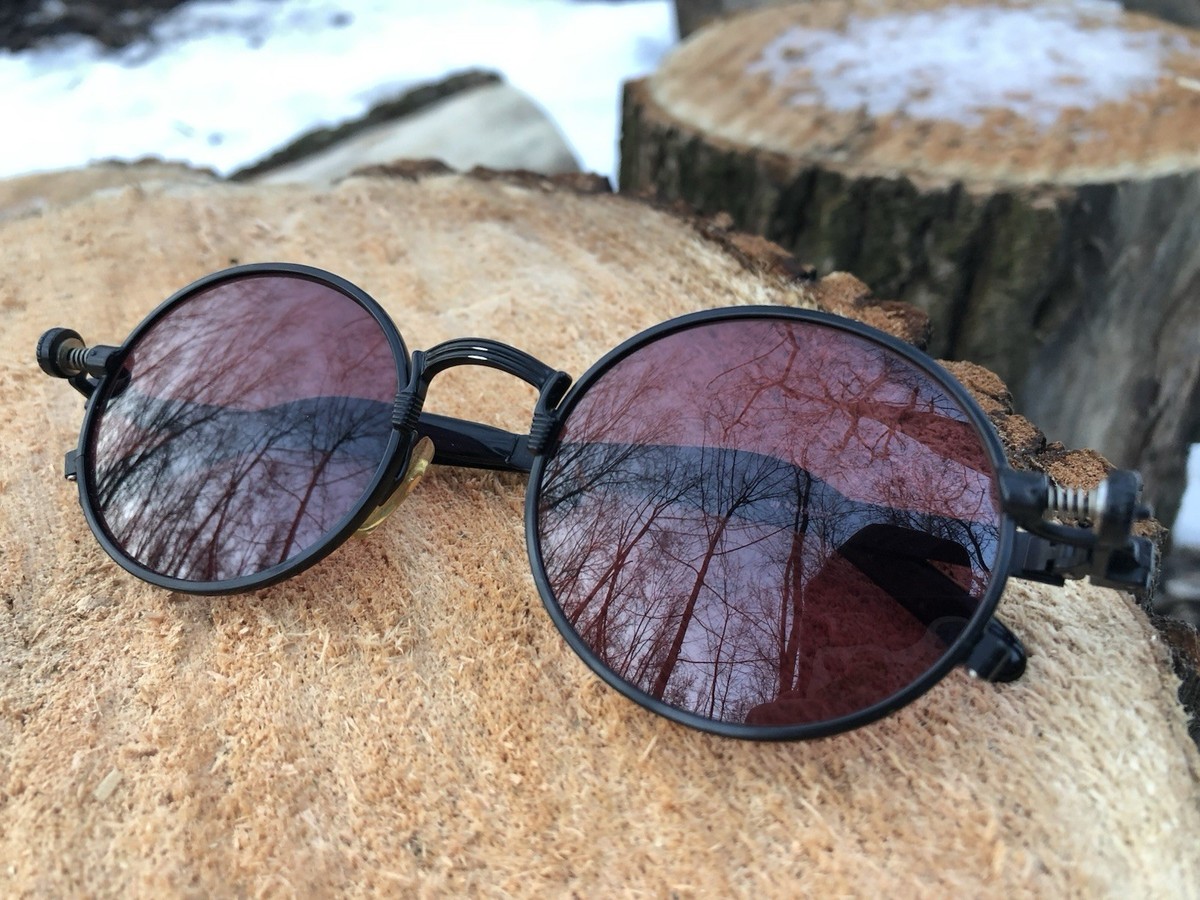 Vintage Jean Paul GAULTIER Sunglasses 56-4178 black Frame made in 