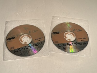 ADOBE PHOTOSHOP 5.0 Upgrade Edition 2 CD For PC & Mac NO Serial Number