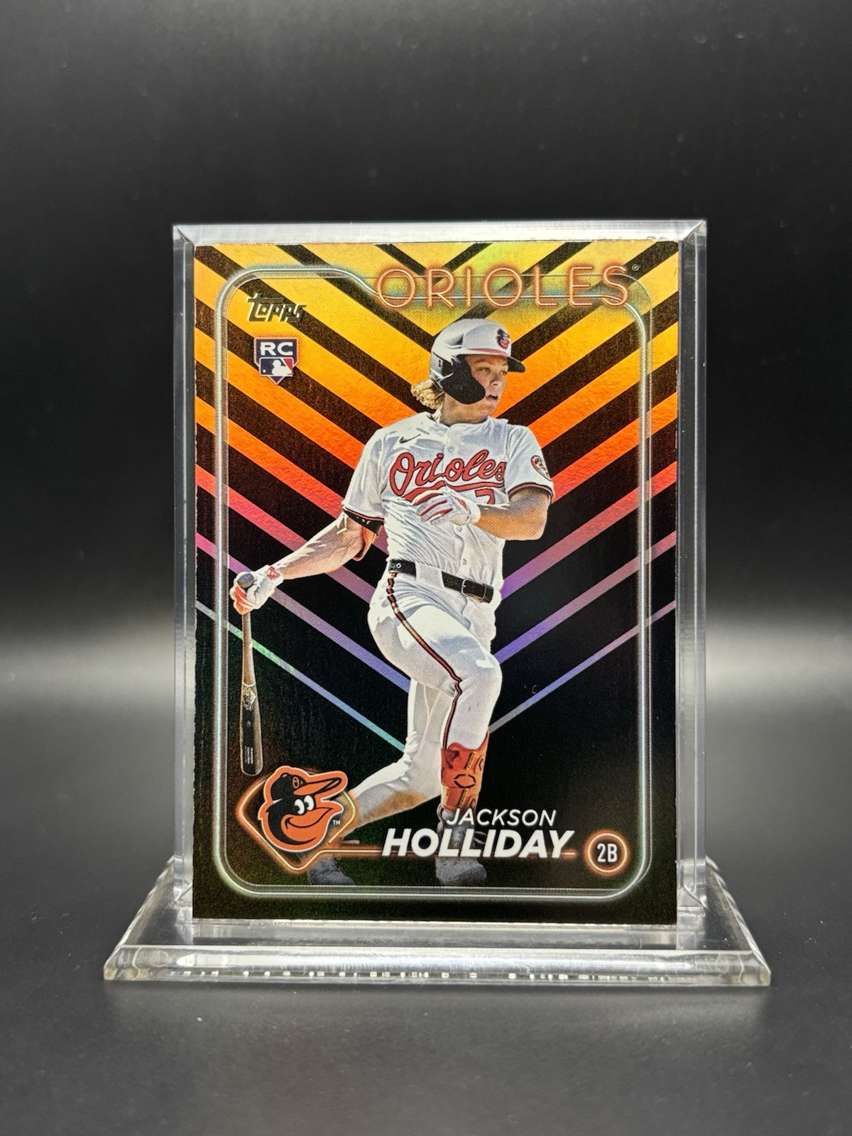 2024 Topps Update - Jackson Holliday Orange & Black Foil Rookie Card No. US50