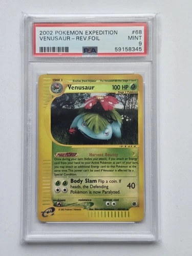 Pokemon - Venusaur 68/165 - Rev Foil - PSA 9
