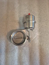 2.5"/ 2.5 inch Exhaust Control Valve Vacuum Actuated Closed Style Downpipe Steel