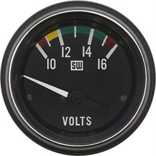 Stewart Warner 284h Heavy Duty 2-116 Inch Voltmeter Gauge Stewart Warner 284h Heavy Duty 2-116 Inch Voltmeter Gauge