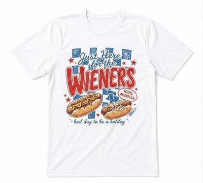 Trendy Bad Day To Be A Hotdog White T-shirt