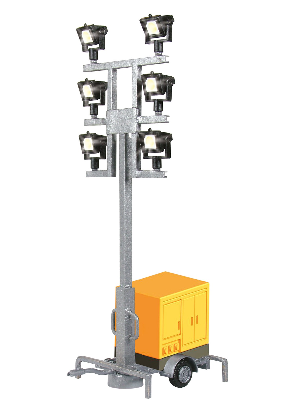 Viessmann 1343 - H0 Light Giraffe on Trailer with 6 LEDs White - New