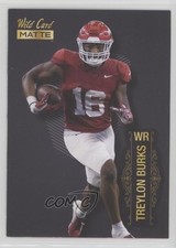 2022 Wild Card MATTE Black Treylon Burks #MB-110 Rookie RC 00jz. rookie card picture
