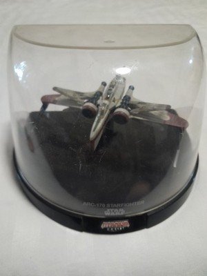 STAR WARS ARC-170 TITANIUM SERIES DIE-CAST STARFIGHTER IN VITRINE - UNBENUTZT