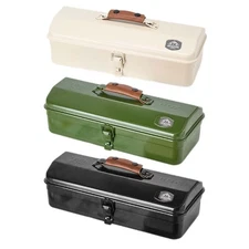 Handy Metal Tool Organizers Box with Stickers for Camping and Daily