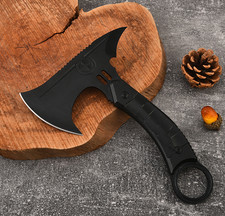 Survival High Carbon Steel Small Axe Outdoor Hatchet Camping Hiking Tactical AU