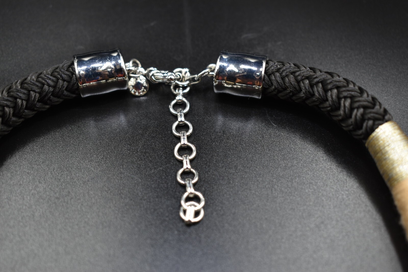 J. CREW THREADED CHOKER STATEMENT NECKLACE MULTIC… - image 3