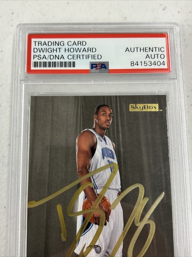 2008-09 SKYBOX 116 DWIGHT HOWARD BOLD GOLD AUTO PSADNA FUTURE HOF EBAY 1/1 PSA - Bild 3 von 4