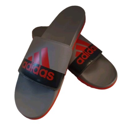 New Adidas Flip Flops Gray Size US 18