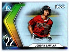 2022 Bowman Top 100 Prospects Insert #BTP-22 Jordan Lawlar Arizona Diamondbacks