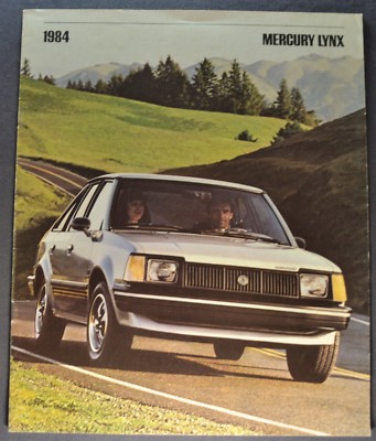1984 Mercury Lynx Catalog Brochure RS L GS RS LTS Wagon Nice