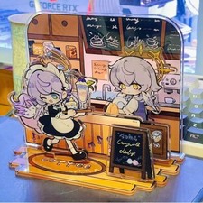 Anime Honkai: Star Rail Robin Shopkeeper Acrylic Desktop stand Figure Collection